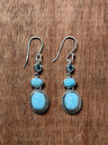 Larimar & topaz Serenity Earrings