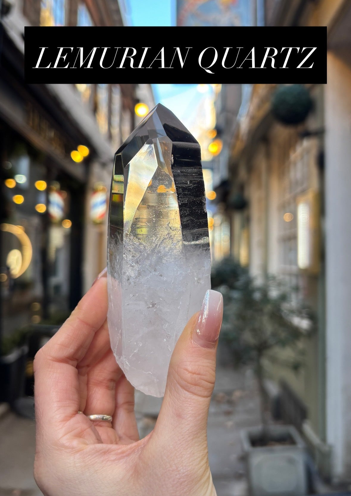 High Clarity Lemurian Quartz Piece