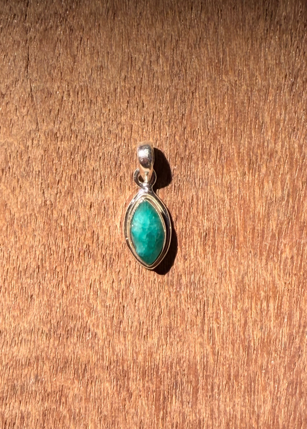 Emerald Marquise Pendant