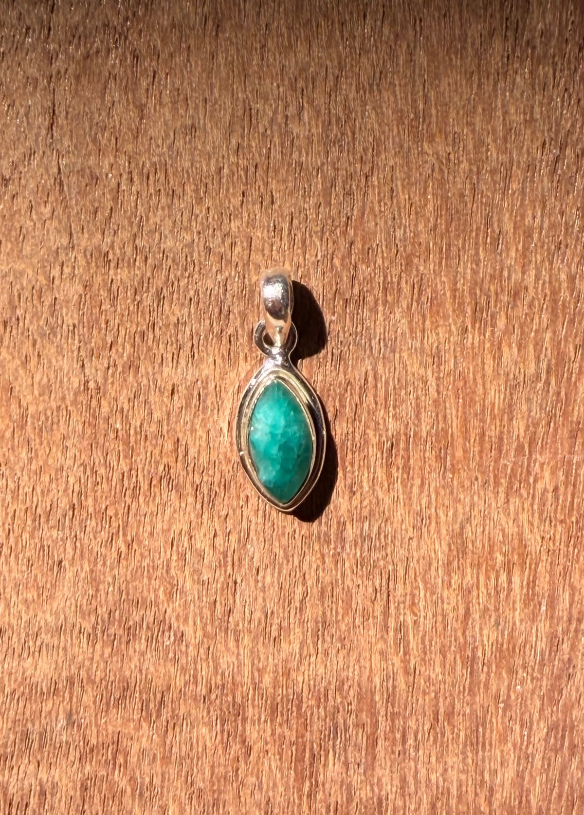 Emerald Marquise Pendant