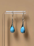 Larimar Teardrop Earrings