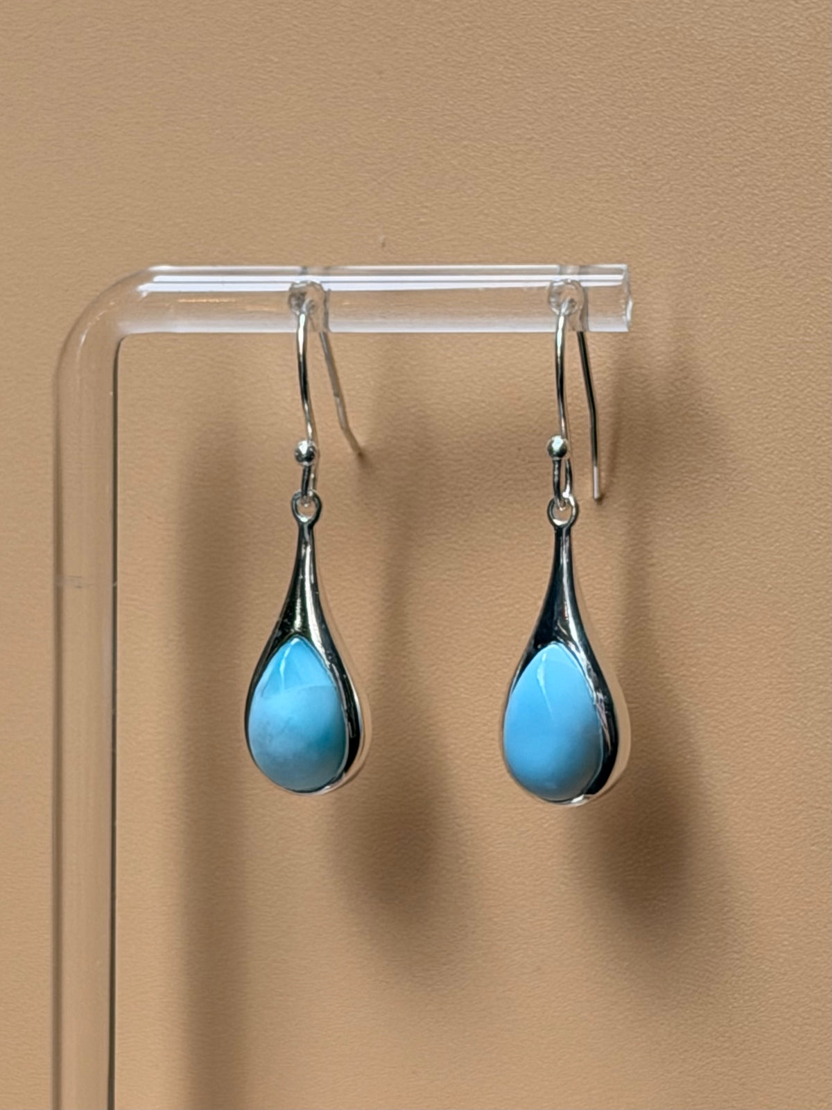 Larimar Teardrop Earrings
