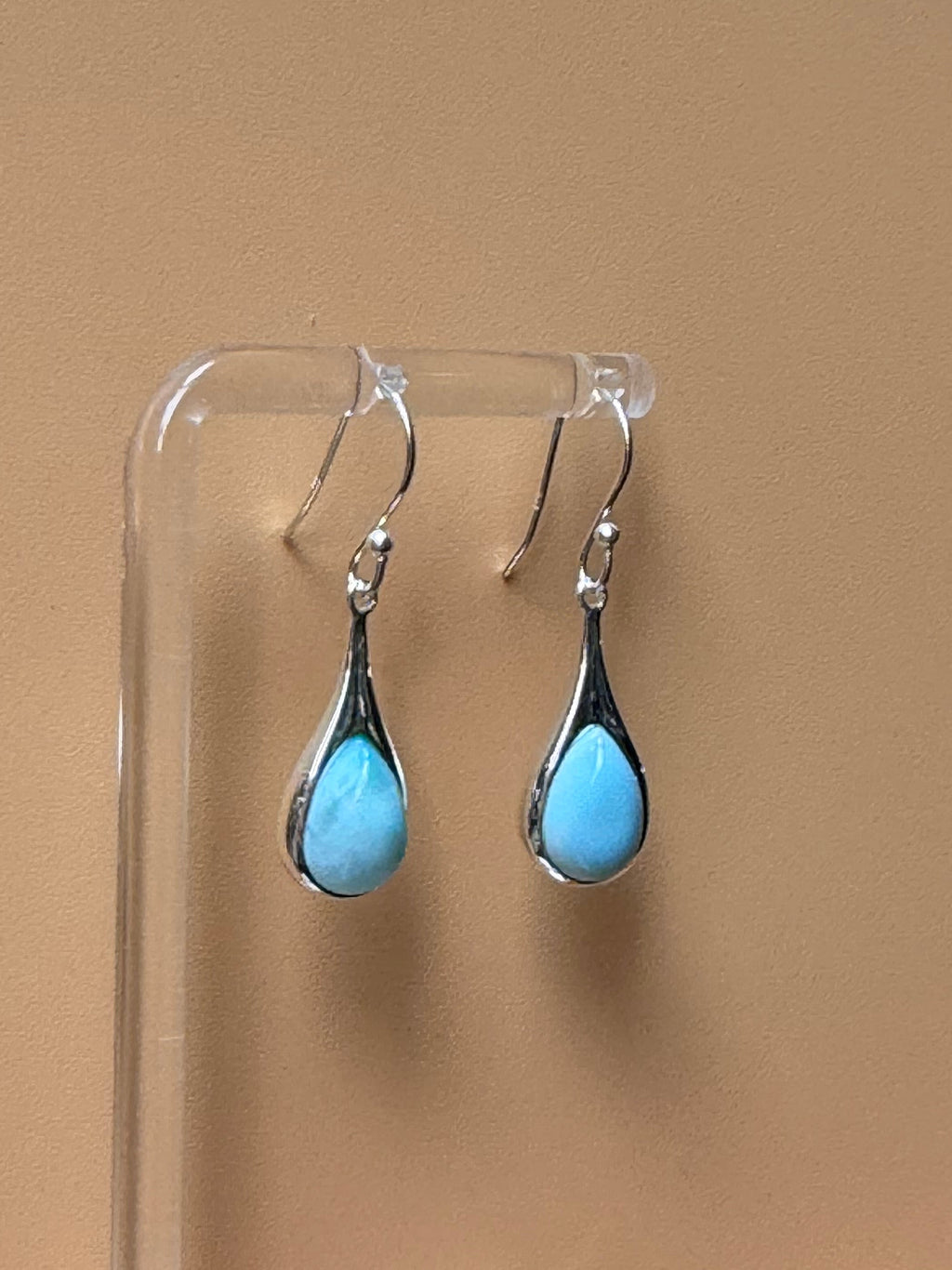 Larimar Teardrop Earrings