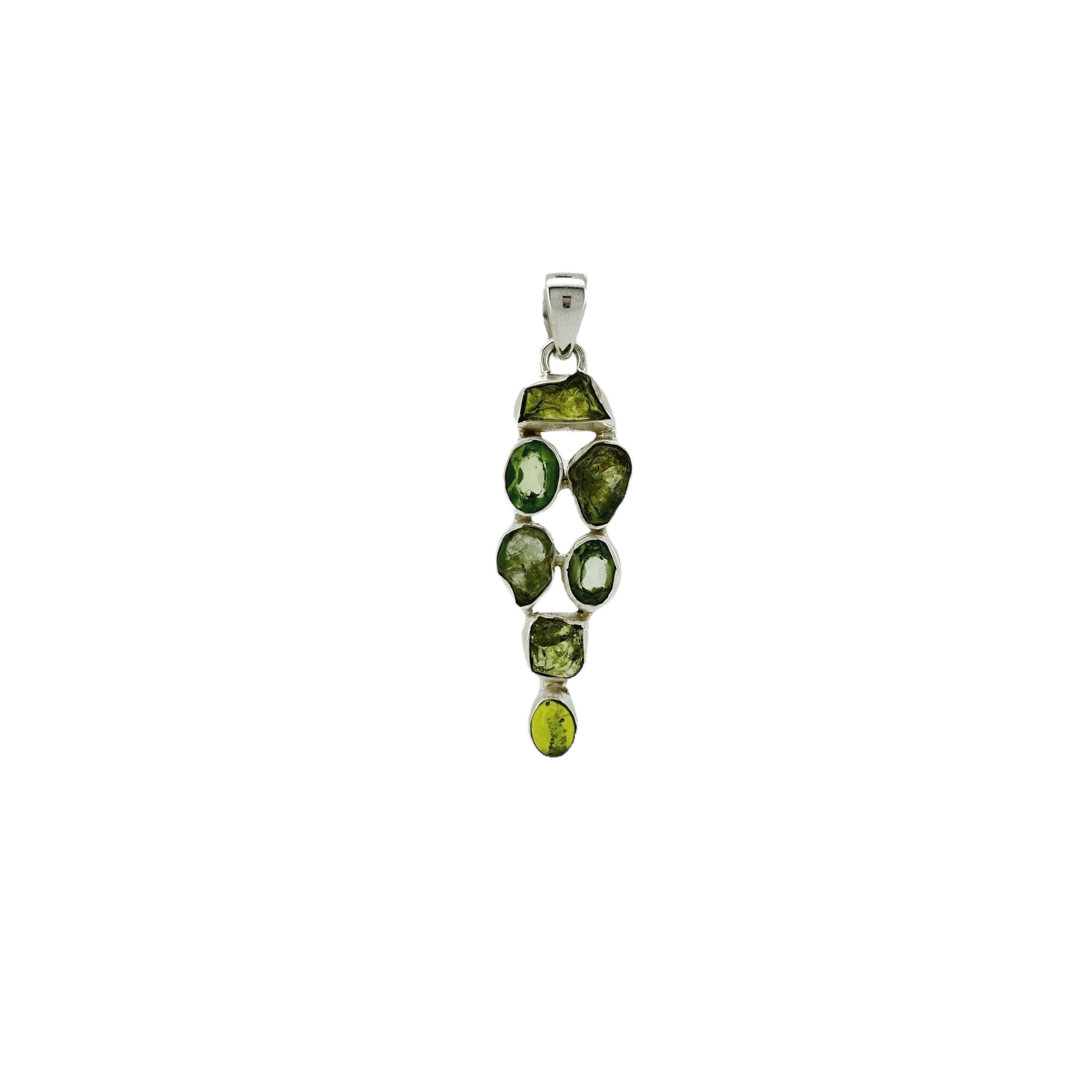 Peridot Combination Cut Pendant