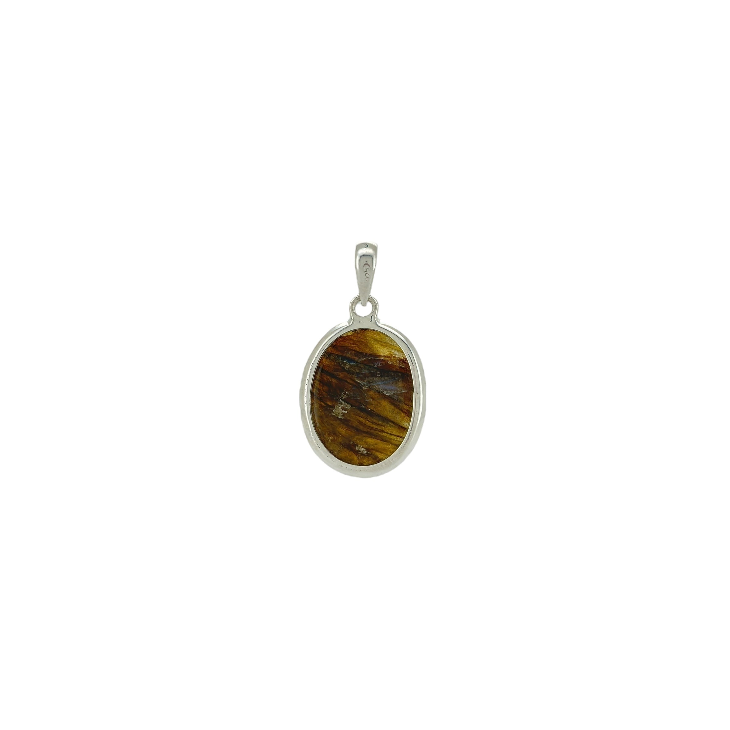 Labradorite Cabochon Oval Pendant II