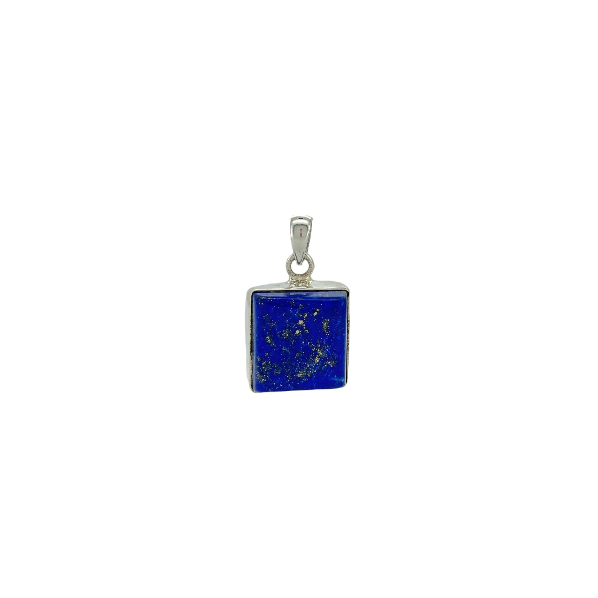 Lapis Lazuli Cabochon Square Pendant II